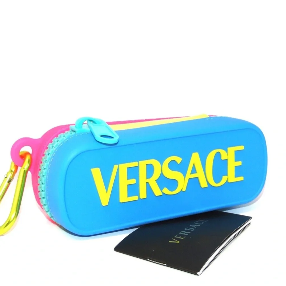 Versace Kids Sunglasses VK4429U 536987 Fluo Green Gray Gold JR 4429